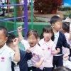 大家一起做早操